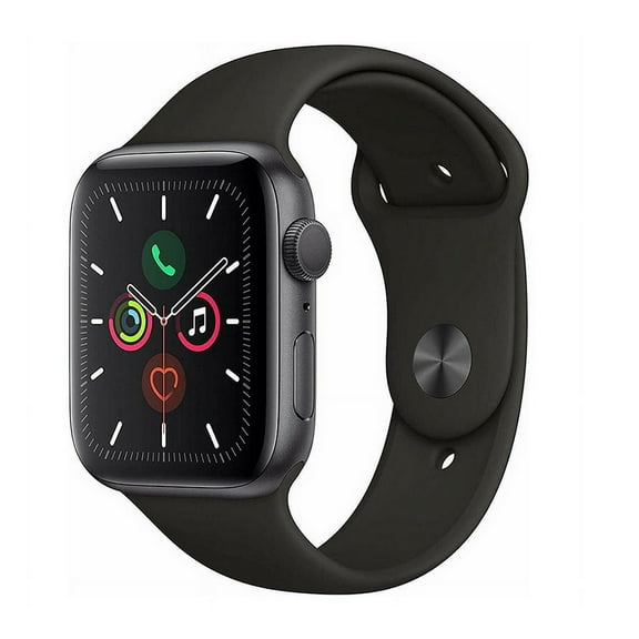 Restored Apple Watch Series 5 GPS 44mm Aluminum (Space Gray) (Refurbished)