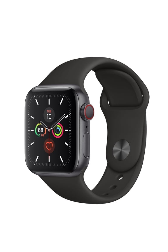 Restored Apple Watch Series 5 GPS + Cellular 40mm Smartwatch, 10 Hour Battery Life, 1 Inch
