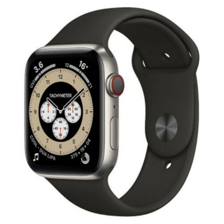 Restored Apple Watch Series 6 (GPS+Cellular, 40mm) - Titanium Case