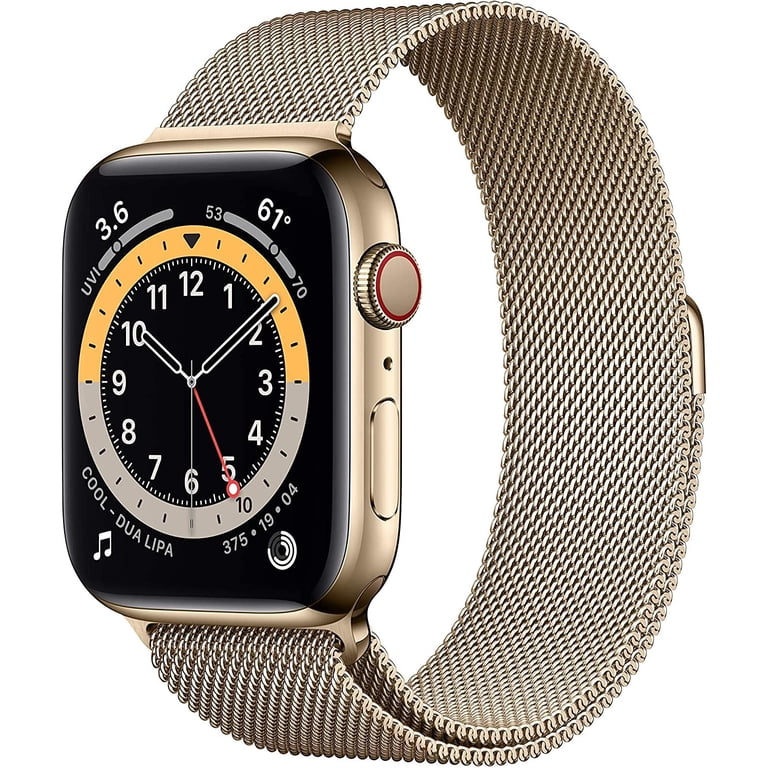 時計 apple watch series6 gold 44mm Restored Apple Watch Series 6 (GPS + Cellular, 44mm) Gold