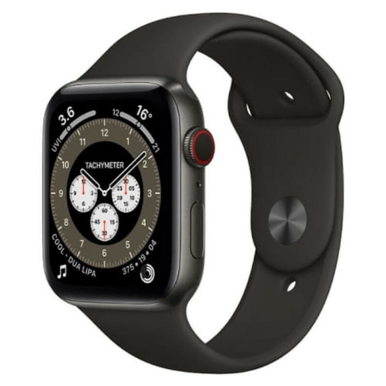 Restored Apple Watch Series 6 (GPS, 44mm) - Space Black Titanium 
