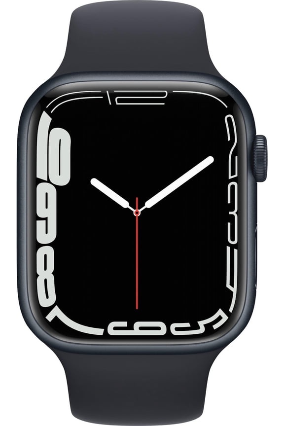 Restored Apple Watch Series 7 (GPS, 45mm) Midnight Case with Sport Band - (Refurbished)