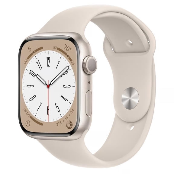 Pre-Owned Apple Watch Series 8 41mm Starlight Aluminum Starlight Sport Band GPS + Cellular