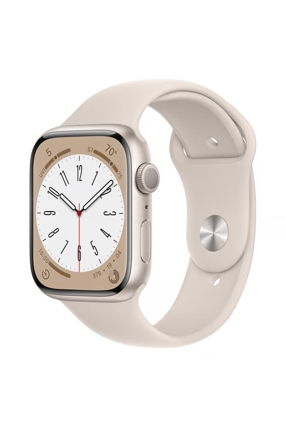 Pre-Owned Apple Watch Series 8 41mm Starlight Aluminum Starlight Sport Band GPS + Cellular