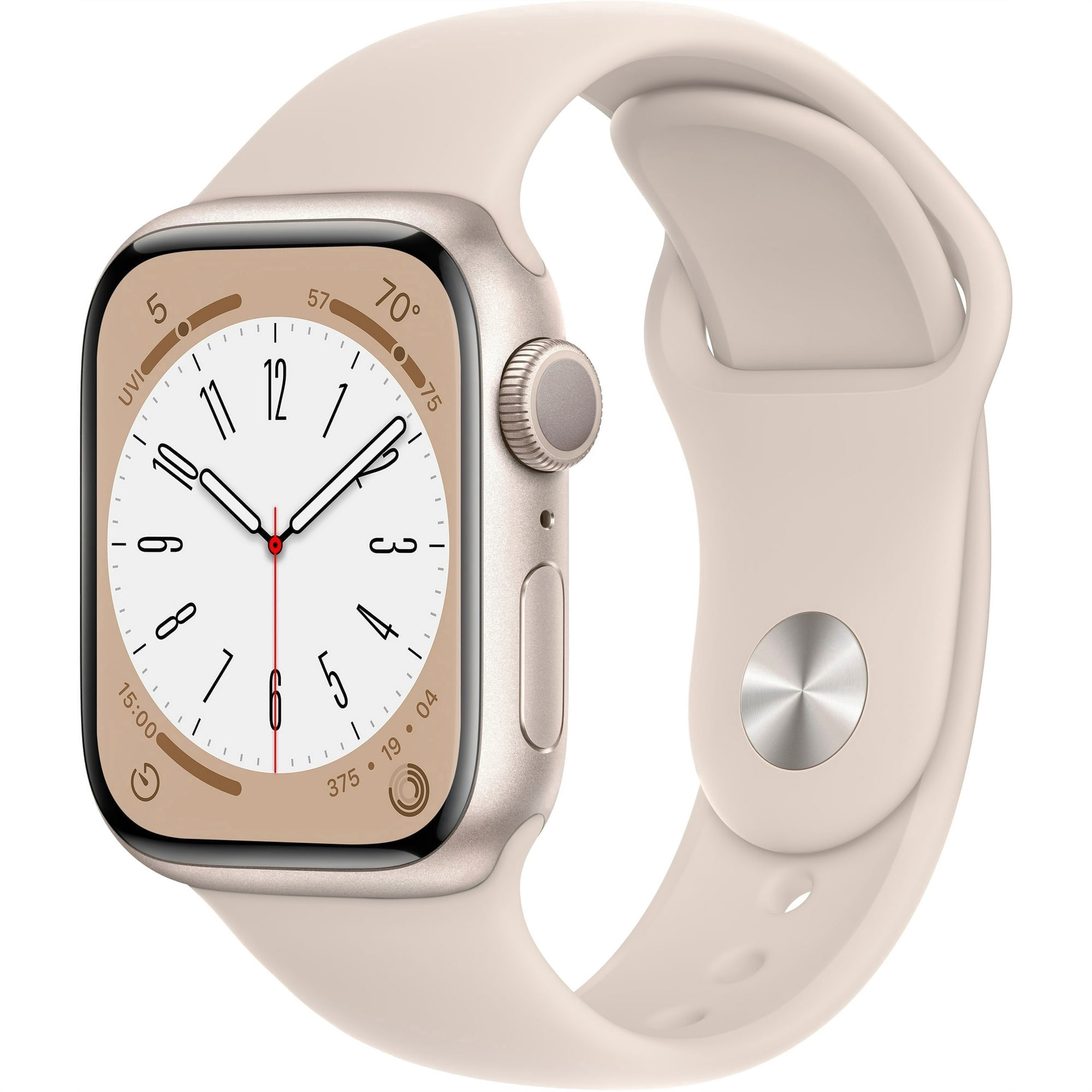 Restored Apple Watch Series 8 GPS 41mm Starlight Aluminum Case