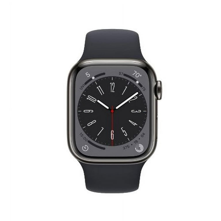 Restored Apple Watch Series 8 (GPS+Cellular, 41mm) - Stainless 