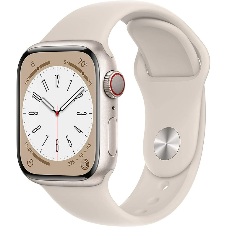 Restored Apple Watch Series 8 GPS + Cellular 41mm Starlight 