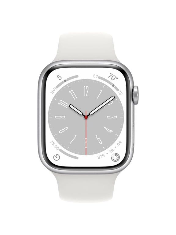 Restored Apple Watch Series 8 GPS + Cellular 45mm Aluminum Case with Sport Band