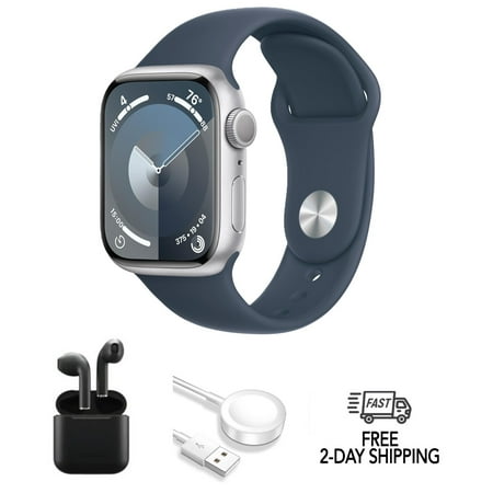 Apple Watch Series 9 Aluminum 45mm A2984 (GPS + Cellular) Silver  1 Count