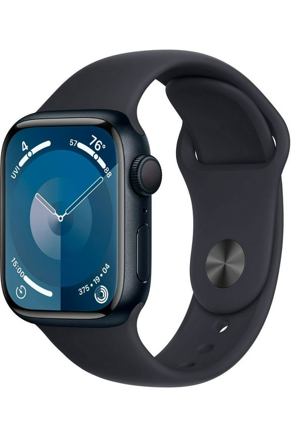 Restored Apple Watch Series 9 (GPS ,41mm) - Midnight Aluminum Case - Midnight Sport Band (Refurbished)