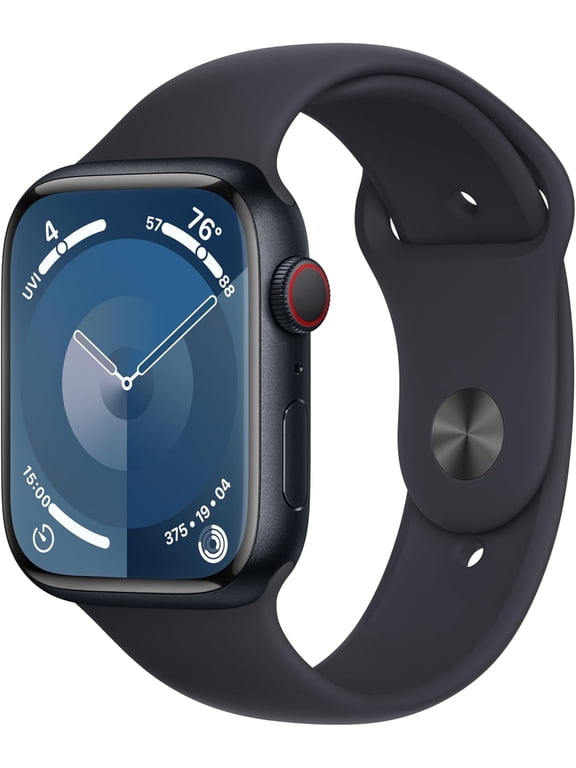 Restored Apple Watch Series 9 (GPS, 45mm) Midnight Aluminum Case with Midnight Sport Band