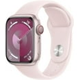 thumbnail image 1 of Restored Apple Watch Series 9 (GPS + LTE) 45MM Pink Aluminum Case Light Pink Sport Band (Certified Refurbished), 1 of 5