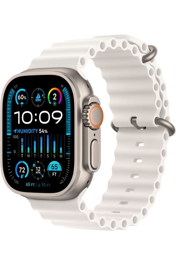 Restored Discover the Apple Watch Ultra 2, a robust smartwatch designed for extreme situations, workouts, and adventures. This model features a lightweight 49mm titanium case and an exceptionally bright display, ensuring optimal visibility in any environment. With GPS + Cellular capabilities, you can stay connected and navigate with precision. The watch offers an impressive 36-hour battery life, supporting extended use throughout your day. Its advanced features and durable construction make it an ideal companion for active lifestyles, providing efficiency and precision for all your needs.