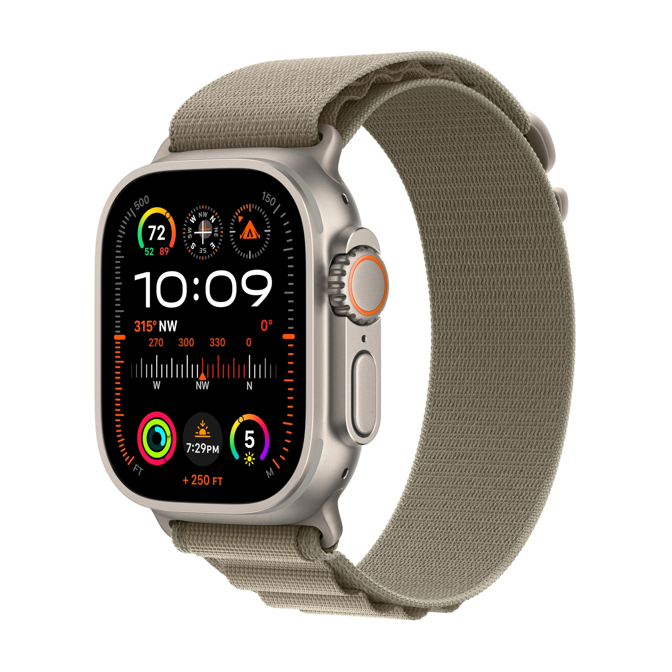 Apple Watch Ultra 2 GPS + Cellular, 49mm Titanium Case with