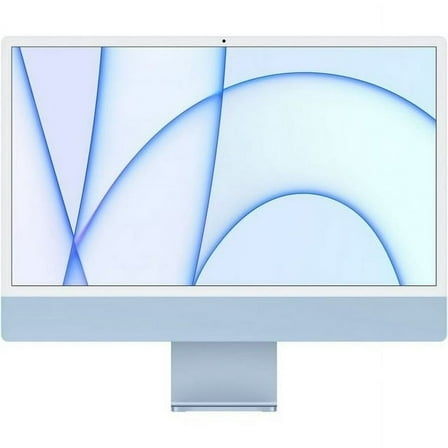 Restored Apple MGPL3LL/A 24" 2021 iMac Desktop, Apple M1, 16 GB, 512 GB SSD, Blue (Refurbished)