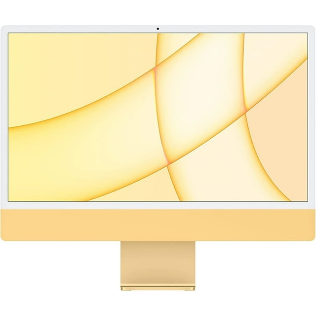 Restored Apple iMac A2439 24" 8GB 512GB SSD Apple M1 Chip 3.2GHz Mac OSX,&nbsp;Yellow (Refurbished)