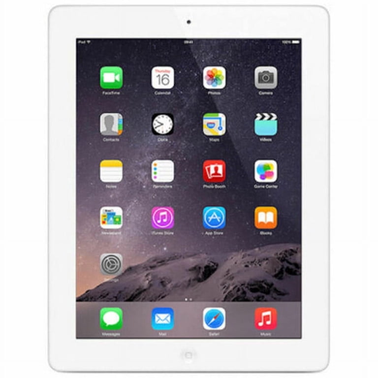 Restored Apple iPad 2 64GB, Wi-Fi, 9.7in - White - (MC981LL/A 