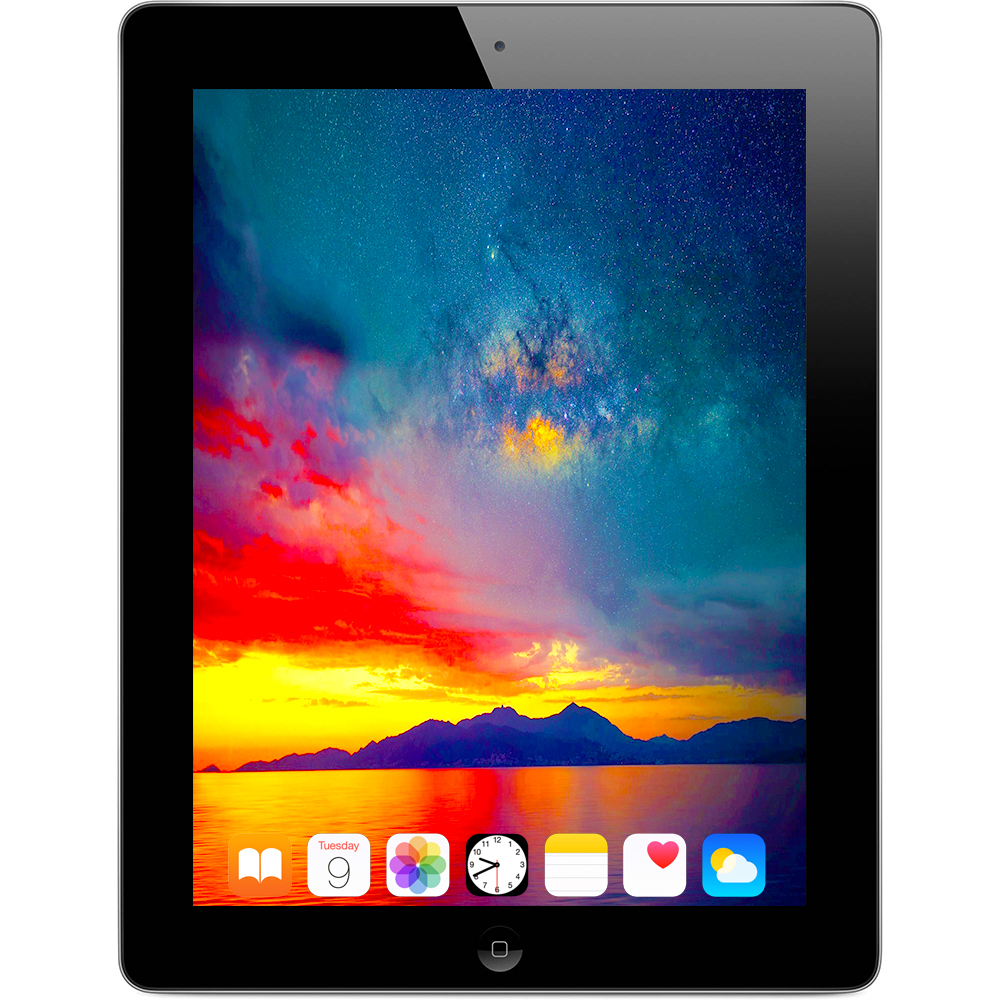 Restored Apple iPad 2 9.7" Display 16GB Wi-Fi OnlyTabel PC (Black) - MC769LL/A (Refurbished) - image 1 of 7