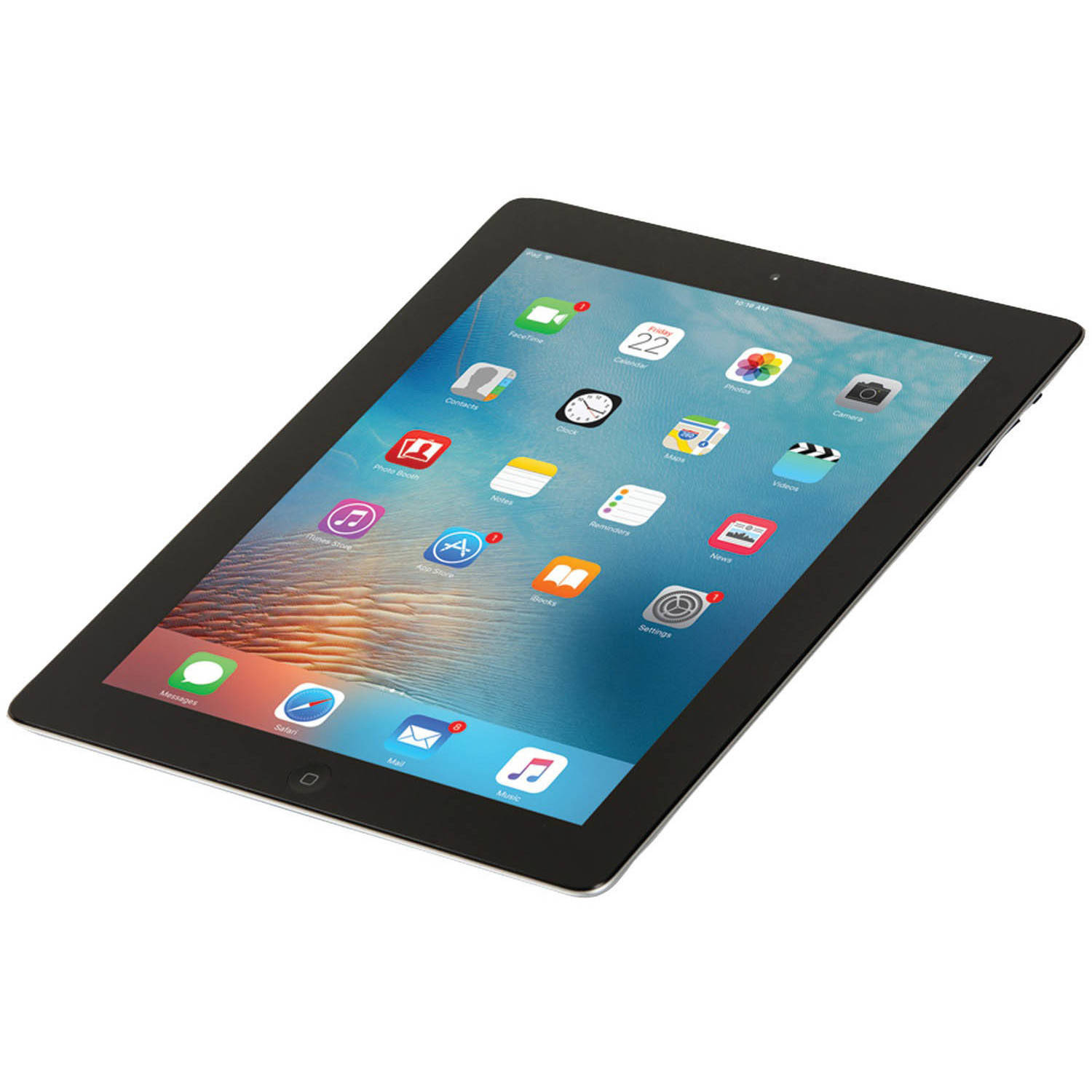 Restored Apple iPad 2 MC769LL/A with Wi-Fi 9.7" Touchscreen Tablet Featuring Apple iOS 8 Operating System (Refurbished) - image 1 of 4