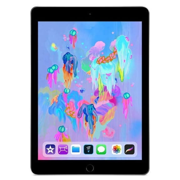 Restored Apple iPad (2018 Model) with Wi-Fi only 32GB Apple 9.7in iPad - Space Gray (Refurbished)