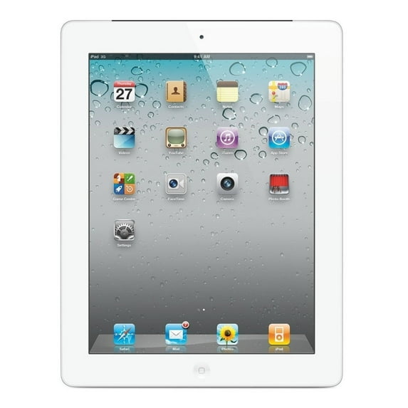 Restored Apple iPad 2nd Gen, 9.7" Display, Wi-Fi, 32GB, White (MC980LL/A (Refurbished)