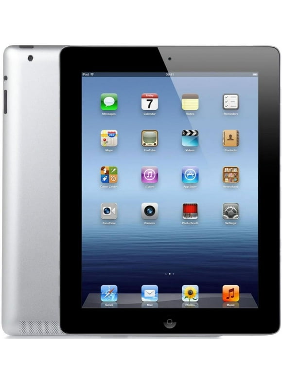 Restored Apple iPad 3 (2012) Bundle, 16GB, Black, Wi-Fi, In-Ear Headphones, Case, Tempered Glass, Stylus, Charging Accessories. (Refurbished)