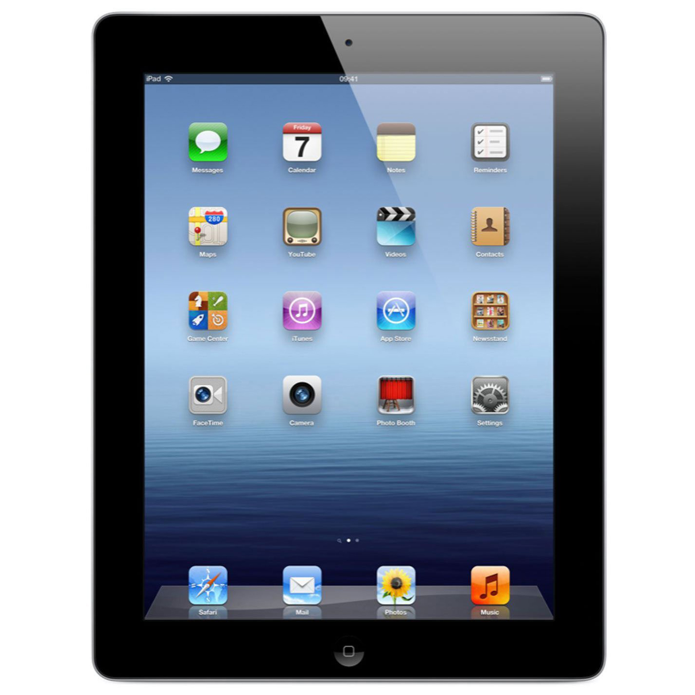 Restored Apple iPad 3 9.7" 16GB WiFi Tablet Dual Core A5X Processor 1GB RAM Black (Refurbished) - image 1 of 3