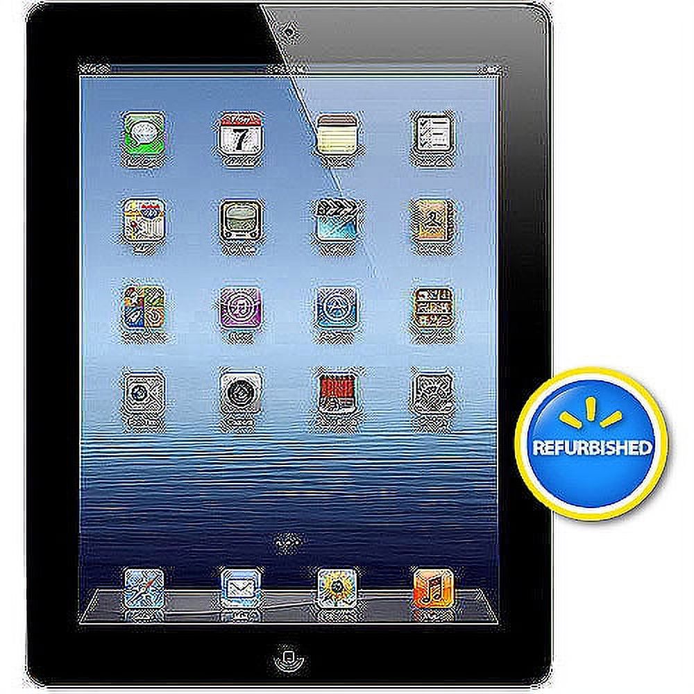 Restored Apple iPad 3rd Gen 32GB Black Wi-Fi MC706LL/A (Refurbished) - image 1 of 3