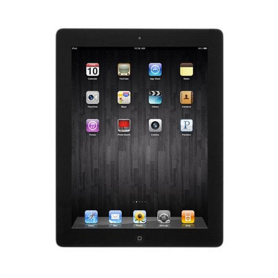 Restored Apple iPad 4 16GB 9.7" Retina Display Tablet Wi-Fi Bluetooth & Camera - Black (Refurbished) - image 1 of 4
