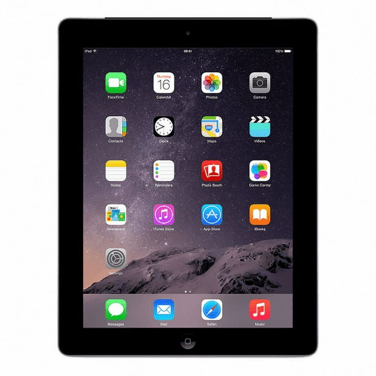 Restored Apple iPad 4 16GB Wi-Fi - Black (Refurbished) - Walmart.com