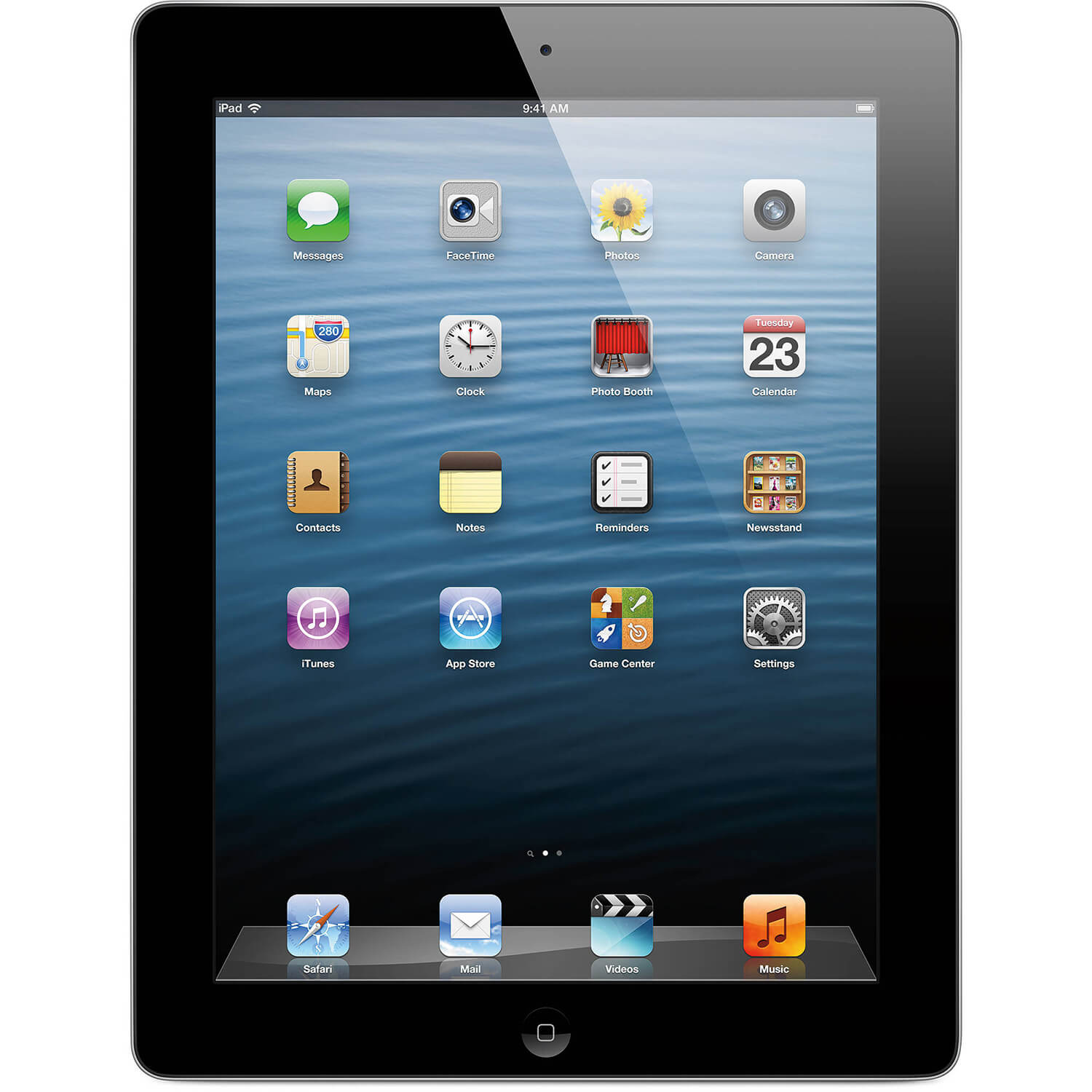 Restored Apple iPad 4th Gen 16GB, Wi-Fi, Black (Refurbished) - image 1 of 3