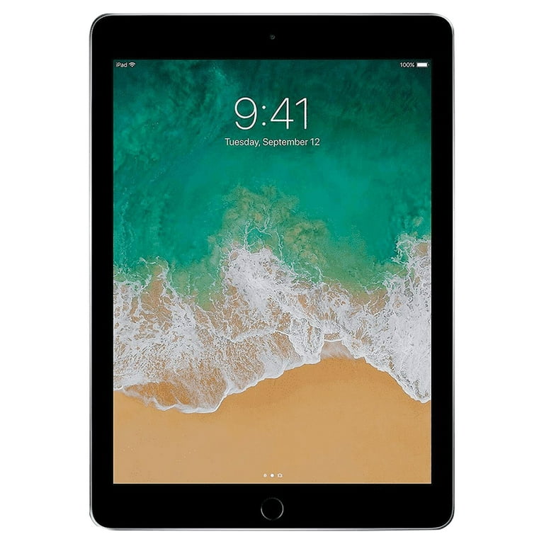 Apple iPad 5 128GB Tablet, Wi-Fi, Space Gray (Refurbished 