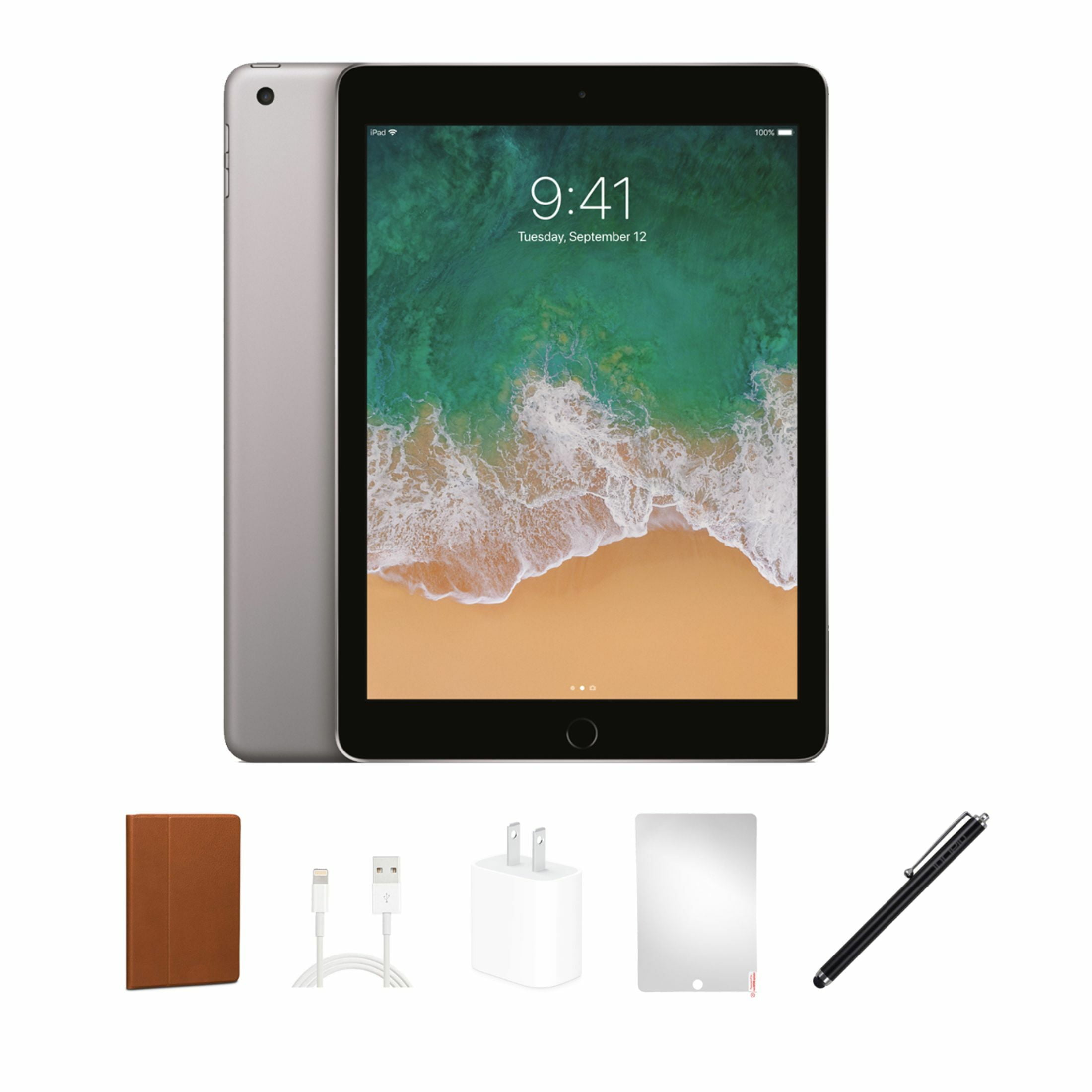 Restored Apple iPad 5th Gen 32GB Wi-Fi, 9.7in - Space Gray 