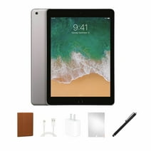 Restored Apple iPad 5 (5th Gen, 2017), 32GB, WiFi - Space Gray Bundle only (Refurbished)