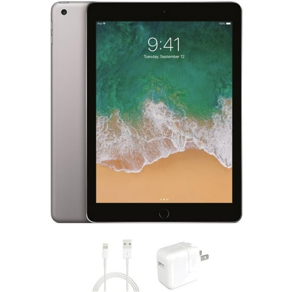 Restored Apple iPad 5 (5th Gen, 2017), 32GB, WiFi, Space Gray - (MP2G2LL/A, A1822, IPAD5GD32) (Refurbished)