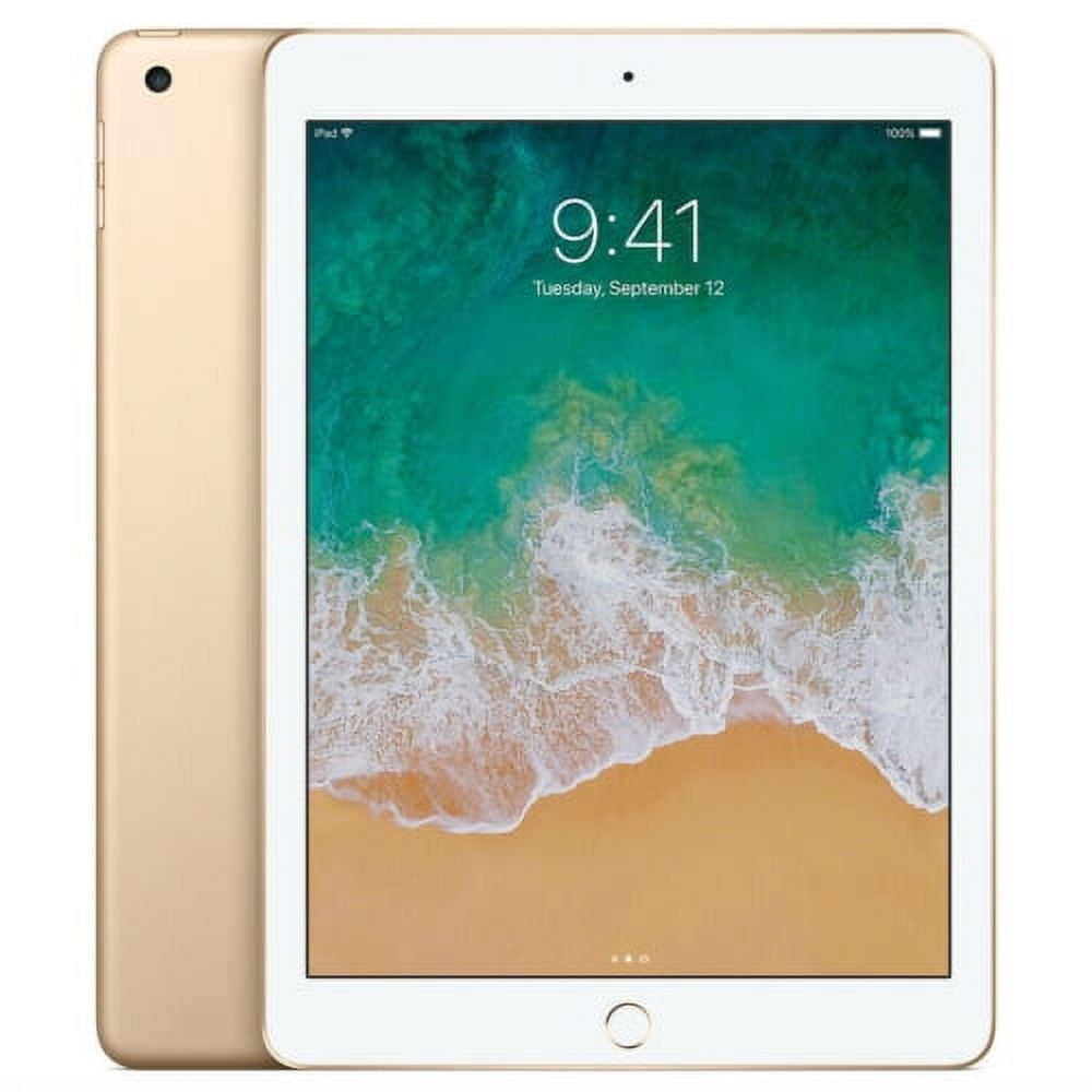 Apple iPad 5th Gen, 128GB, Wifi + Cellular, Unlocked, 9.7in, Gold