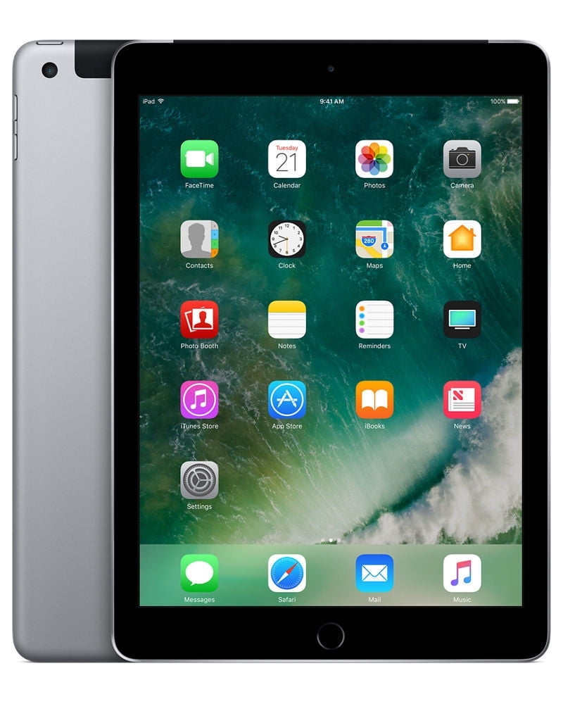 Restored Apple iPad 5th Gen 128GB Wifi + Cellular Unlocked, 9.7in