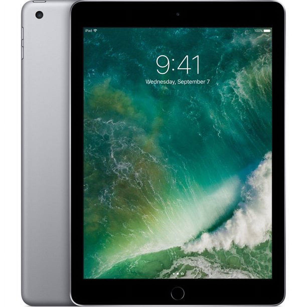 Restored Apple iPad 5th Gen 32GB Wi-Fi, 9.7in - Space Gray (Refurbished) - image 1 of 2