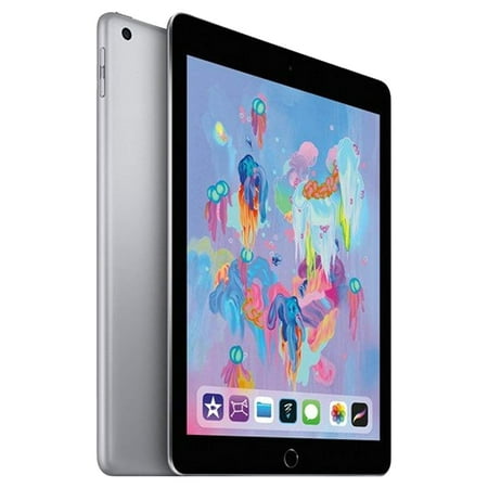 Restored Apple iPad 6th Gen 32GB Space Gray Wi-Fi MR7F2LL/A (Refurbished)