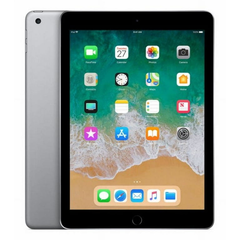 Restored Apple iPad 6th Gen 32GB Wi-Fi + Cellular Space Gray (Refurbished)