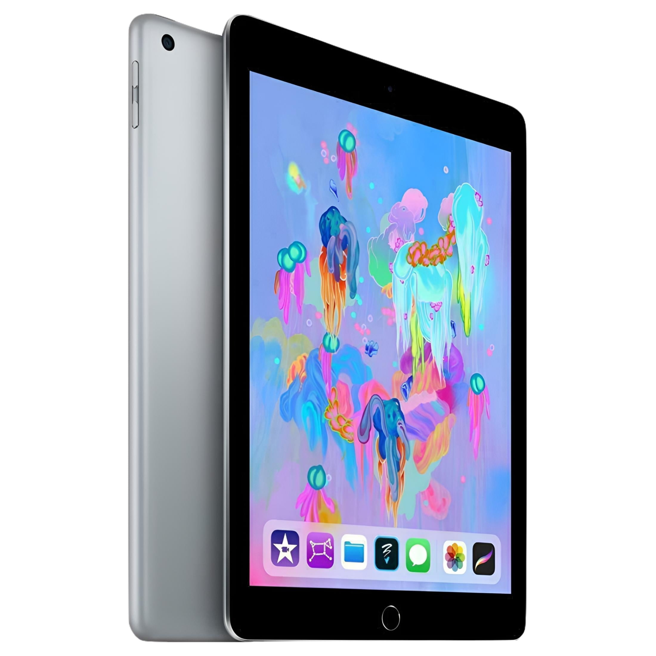Restored Apple iPad 6th Gen 32GB WiFi, 9.7in Space Gray (Refurbished)