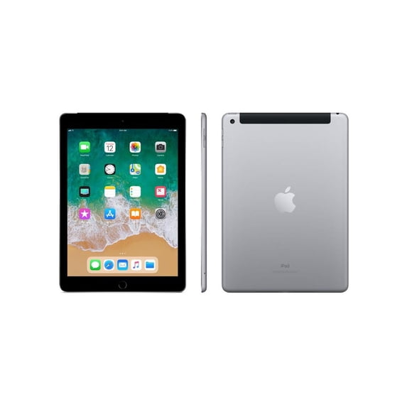 Restored Apple iPad 6th Gen 32GB Wifi + Cellular Unlocked, 9.7in - Space Gray