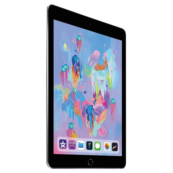Apple iPad 6th Gen MR7F2LL/A 9.7in 32GB WiFi tablet, Space Gray refurbished