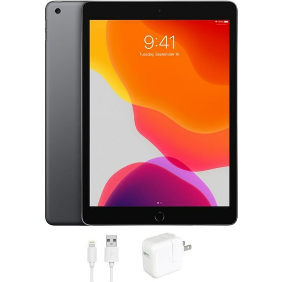 Restored Apple iPad 7 (7th Gen, 2019), 32GB, WiFi, Space Gray (A2197, IPAD7SG32, MW742LL/A) (Refurbished)
