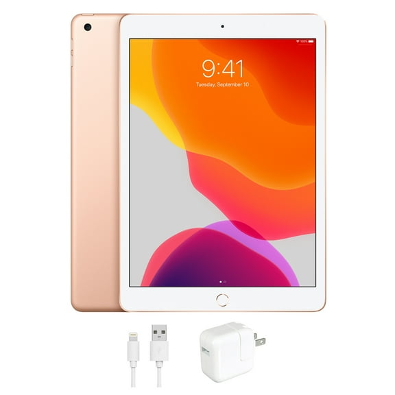 Restored Apple iPad 7 9.7"" Tablet, 2019, 32GB, Wi-Fi, Gold (Refurbished)