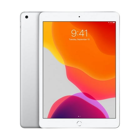 Restored Apple iPad 7 9.7"" Tablet, 2019, 32GB, Wi-Fi and Cellular, Silver (Refurbished)