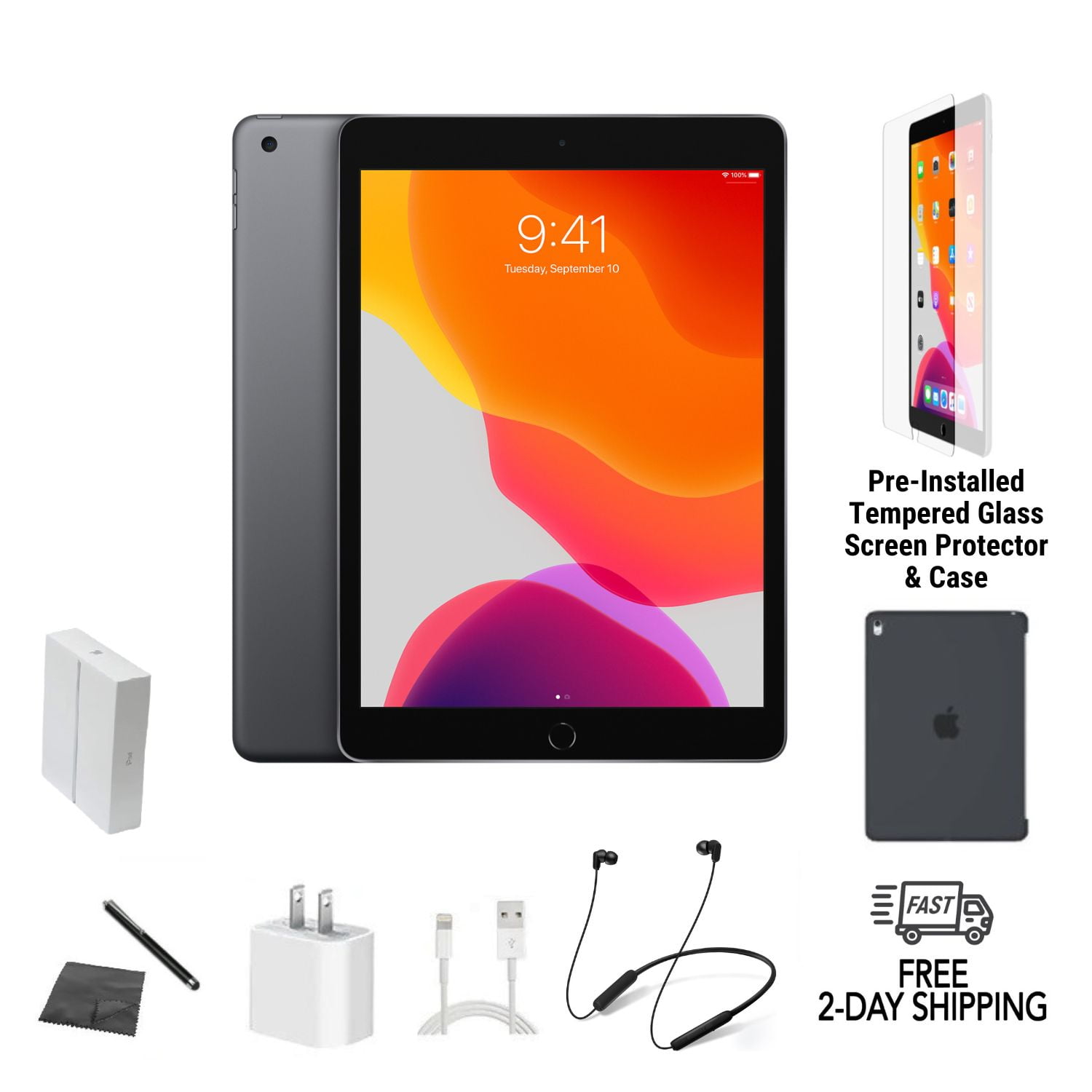 Restored Apple 7.9-inch iPad Mini 2 Retina, Wi-Fi Only, 32GB, Bundle Comes With: Bluetooth Headset, Tempered Glass, Case, Stylus Pen, Rapid Charger - Space Gray (Refurbished) - Walmart.com Restored Apple 7.9-inch iPad Mini 2 Retina, Wi-Fi Only, 32GB, Bundle Comes With: Bluetooth Headset, Tempered Glass, Case, Stylus Pen, Rapid Charger - Space Gray (Refurbished) - Walmart.com