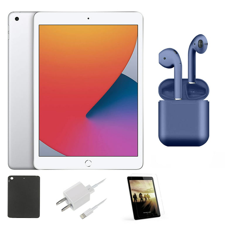 Restored Apple iPad 10.2-inch 32GB Wi-Fi Only Bundle: Case, Pre-Installed  Tempered Glass, Rapid Charger, Bluetooth/Wireless Airbuds By Certified 2  Day Express (Refurbished) 