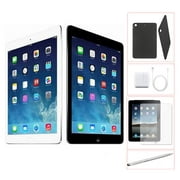 Restored Apple iPad Air 128GB Silver -WiFi - Bundle - Case, Rapid Charger, Tempered Glass & Stylus Pen (Refurbished)