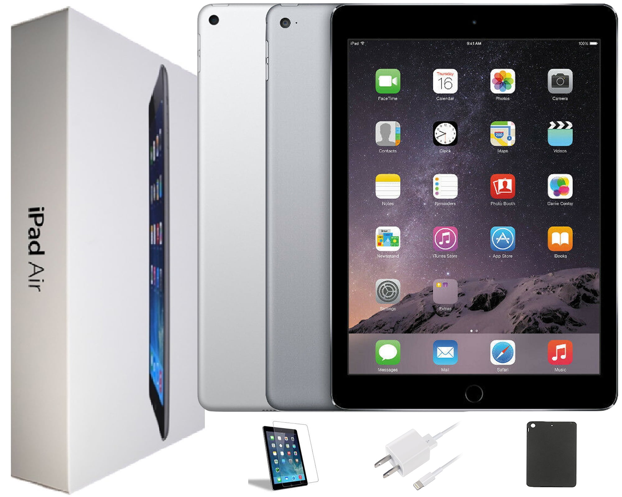 Apple iPad 5th Generation  9.7in 128GB Space Gray Wi-Fi +4G Unlocked